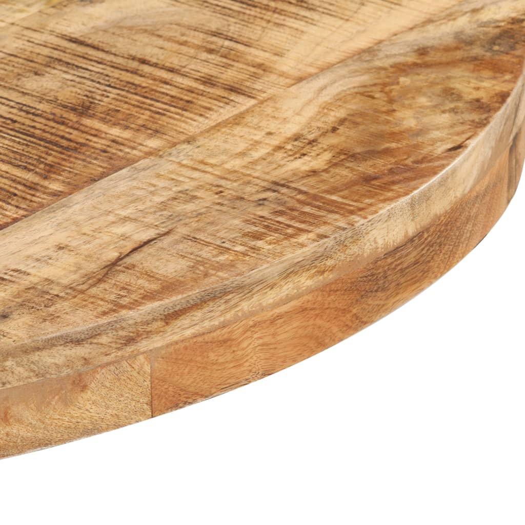Mesa de bistrô redonda ø60x75 cm madeira de mangueira áspera