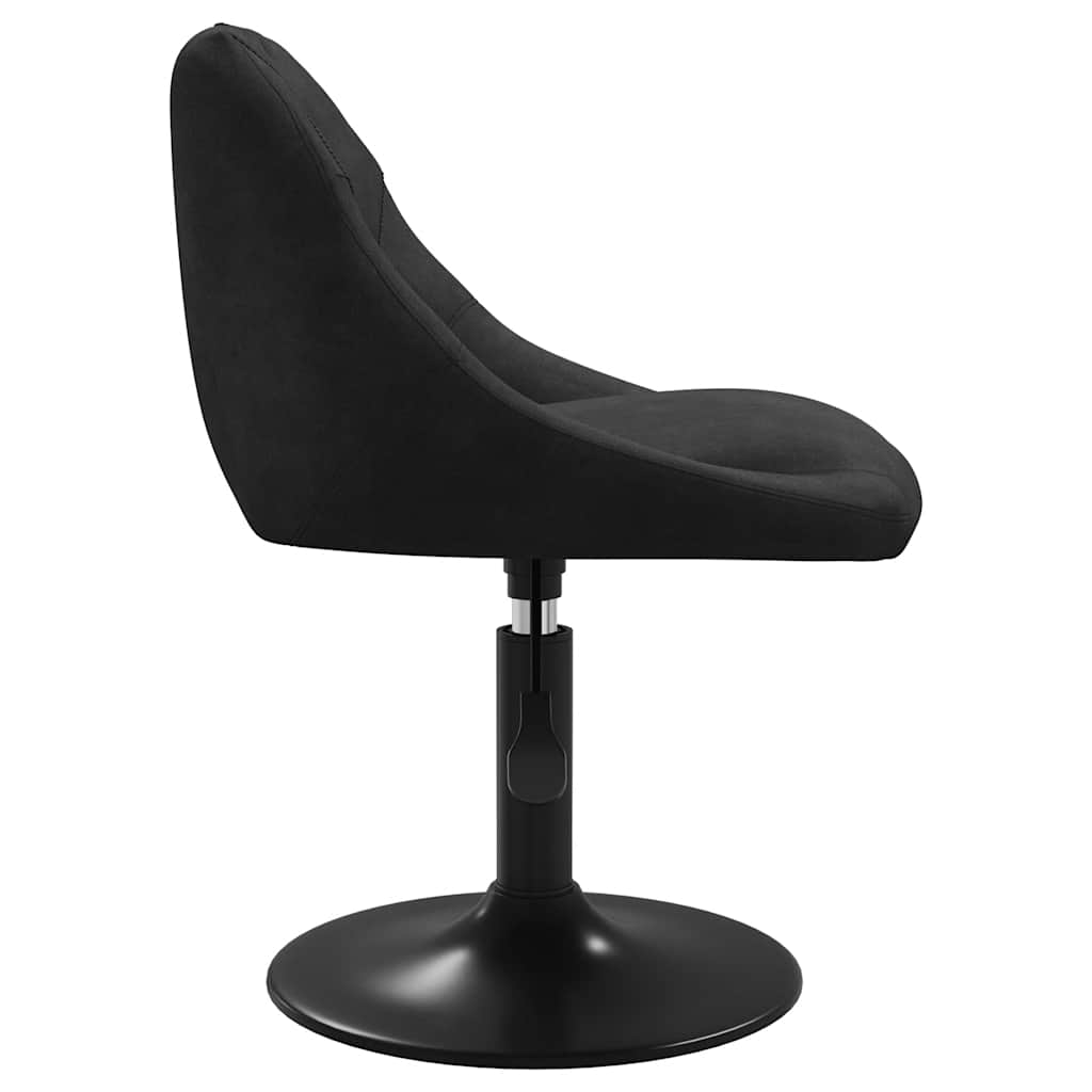 Cadeira de jantar veludo preto