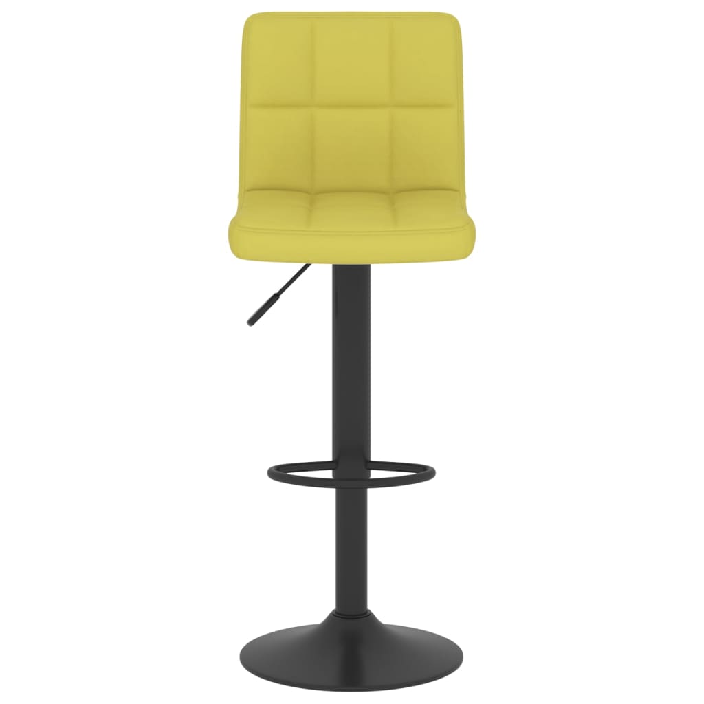 Bancos de bar 2 pcs tecido verde