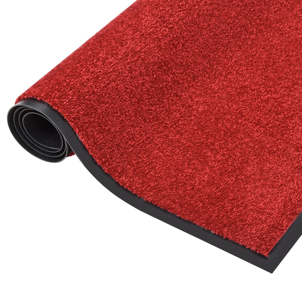Tapete de porta 40x60 cm vermelho