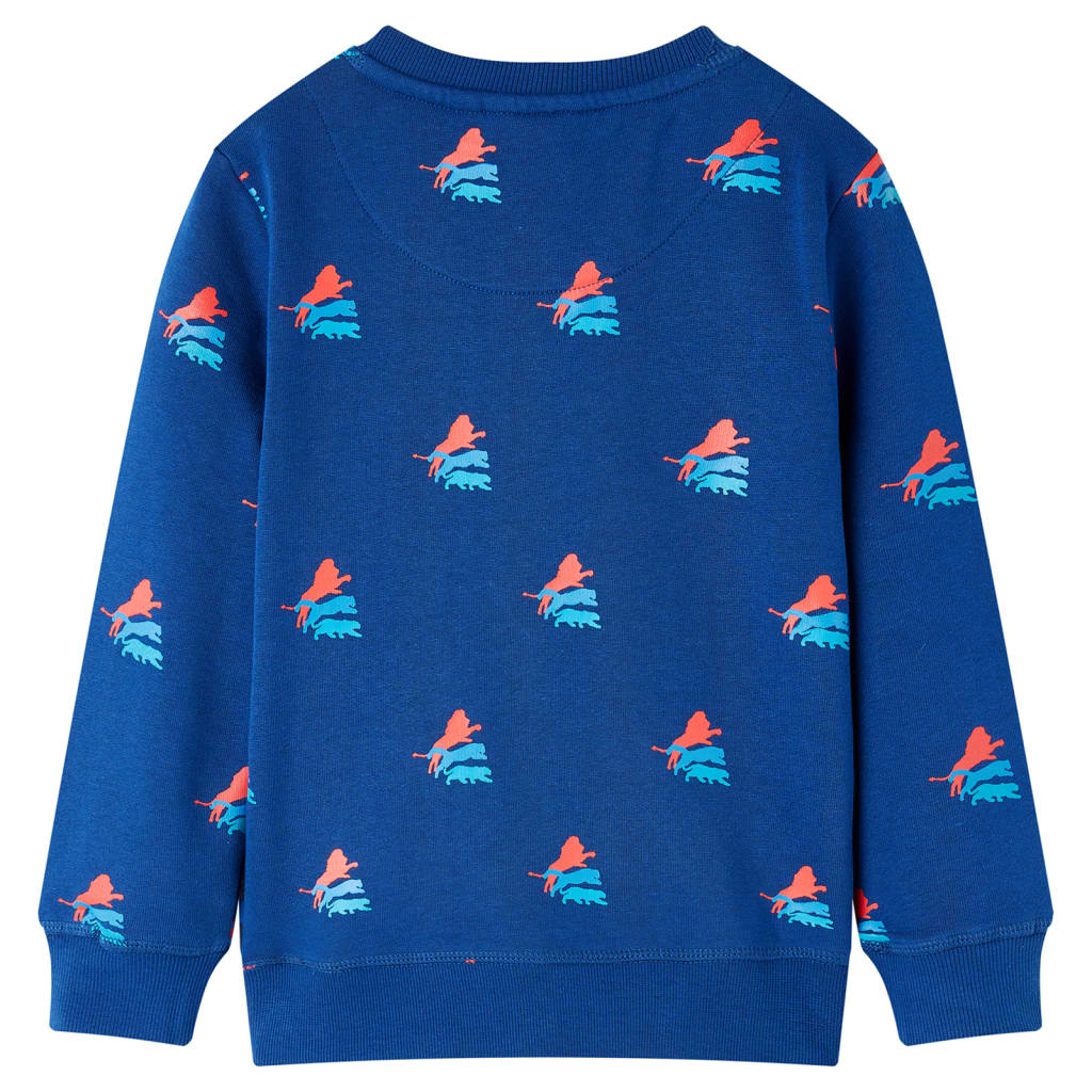 Sweatshirt para criança azul-escuro 104