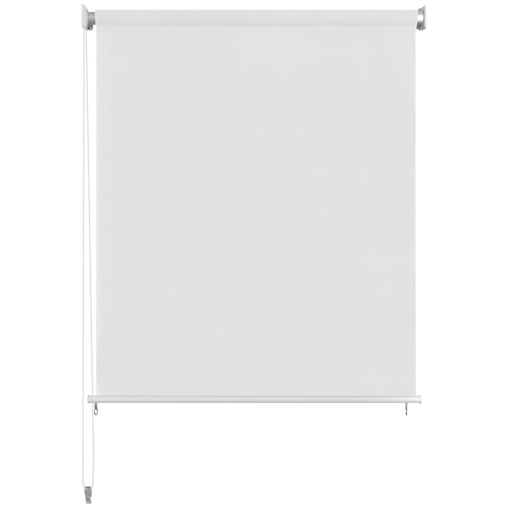 Estore de rolo para exterior 185 (l) x 140 (a) cm branco