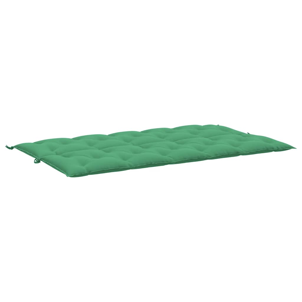 Almofadão p/ banco jardim 180x(50+50)x7cm tecido oxford verde