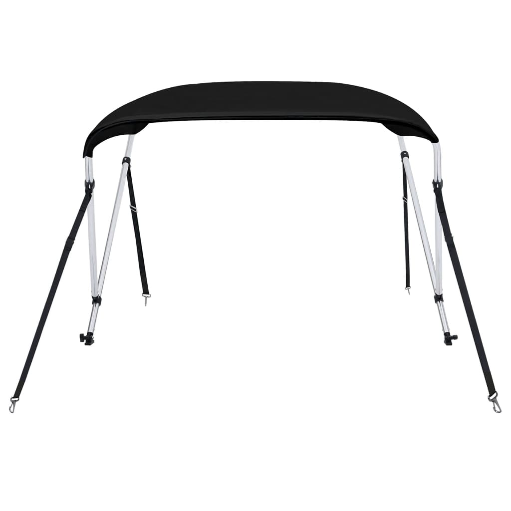 Toldo de 2 arcos bimini 150x120x110 cm preto