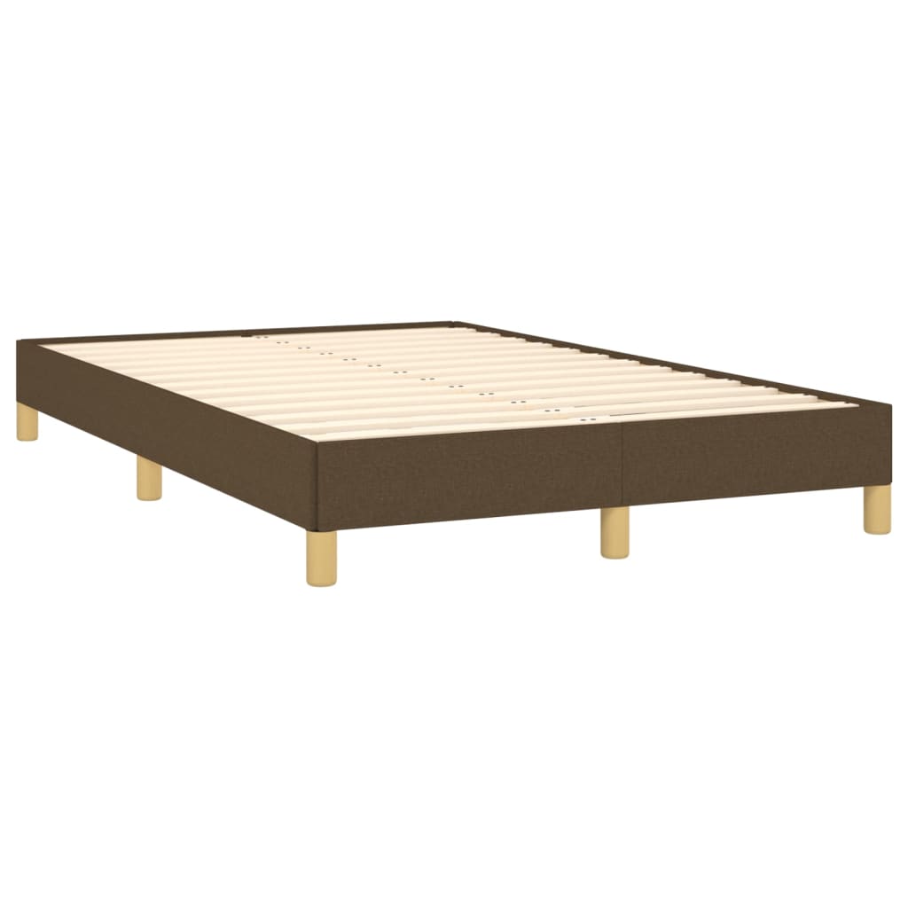 Estrutura de cama sem colchão 120x190cm castanho escuro
