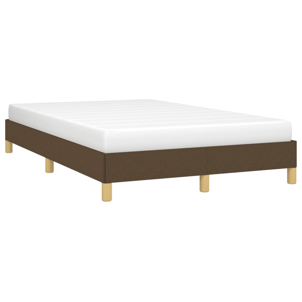 Estrutura de cama sem colchão 120x190cm castanho escuro