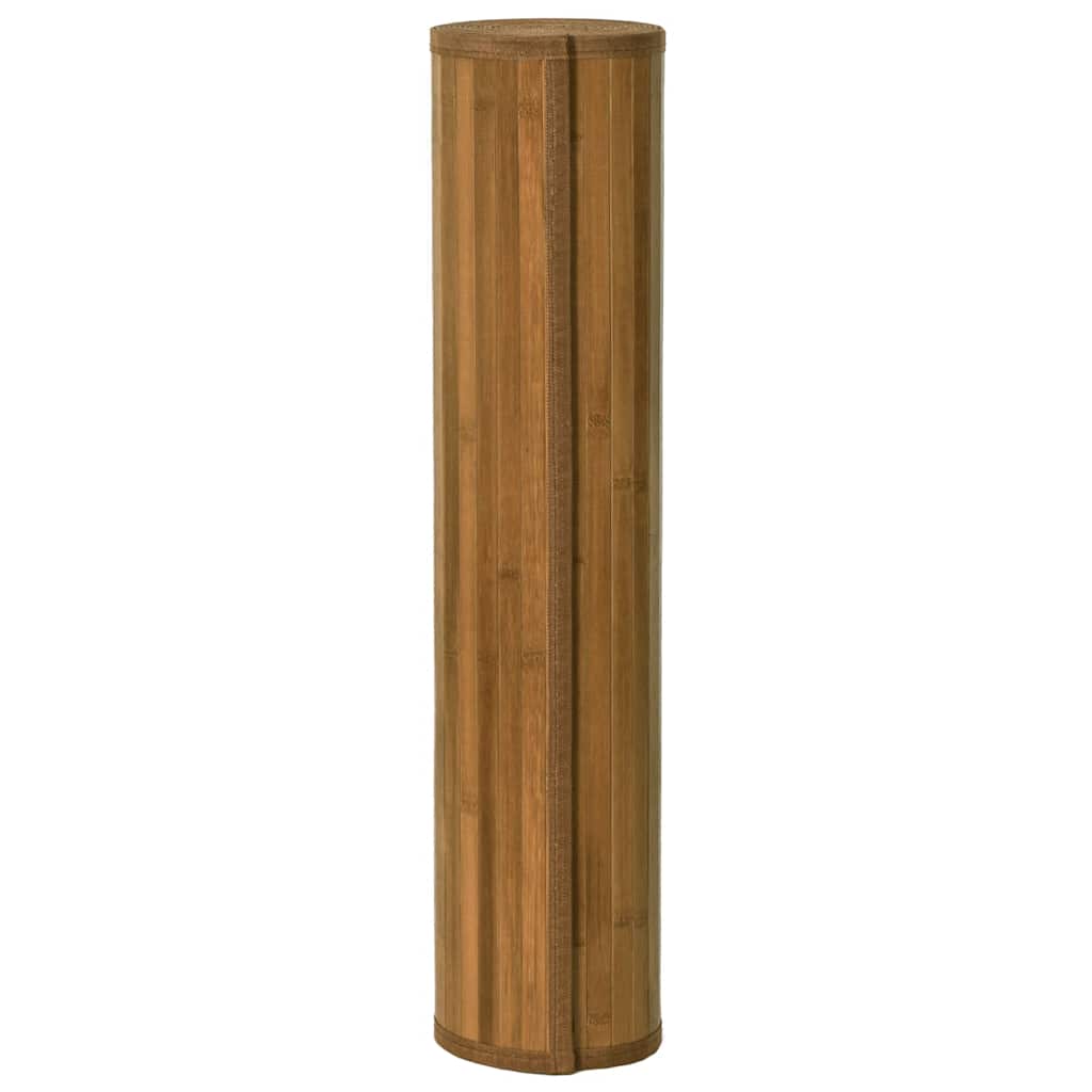 Tapete retangular 60x400 cm bambu castanho