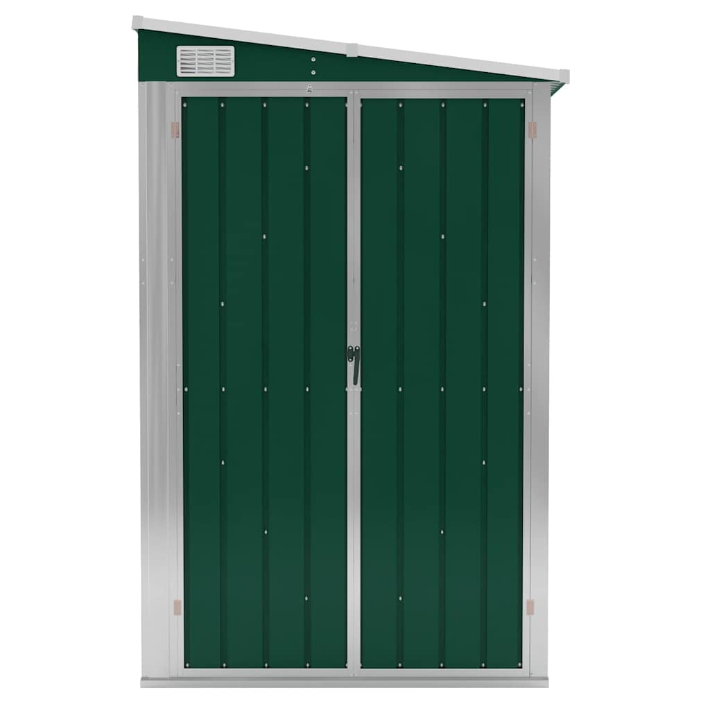 Abrigo suspenso p/ jardim 118x194x178 cm aço galvanizado verde