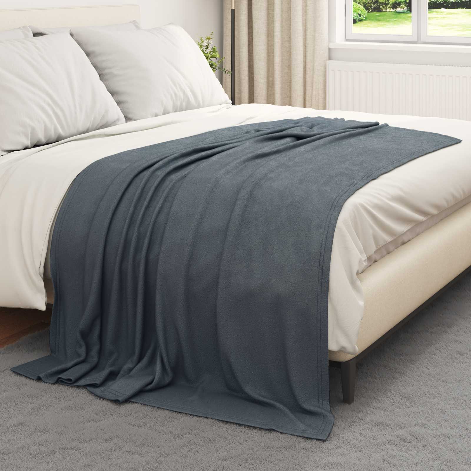 Cobertores de sofá 24 unid. cinza escuro 200 x 150 cm 10.41 lã