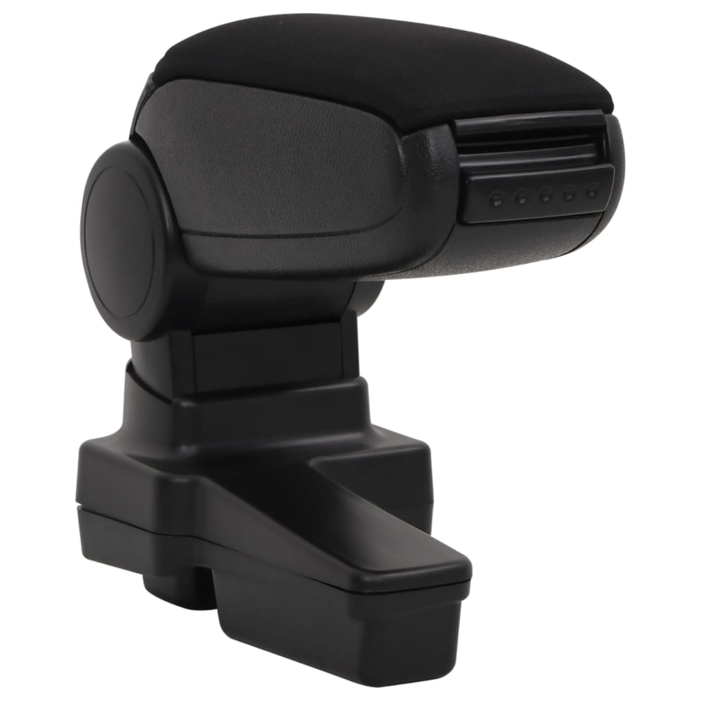 Apoio de braço p/ carro 14,5x32x(27-46) cm ABS preto