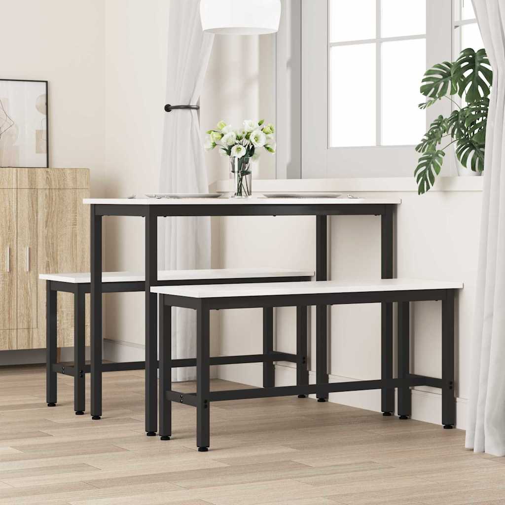 Banco de jantar 100 x 32,5 x 49 cm 2 unid.