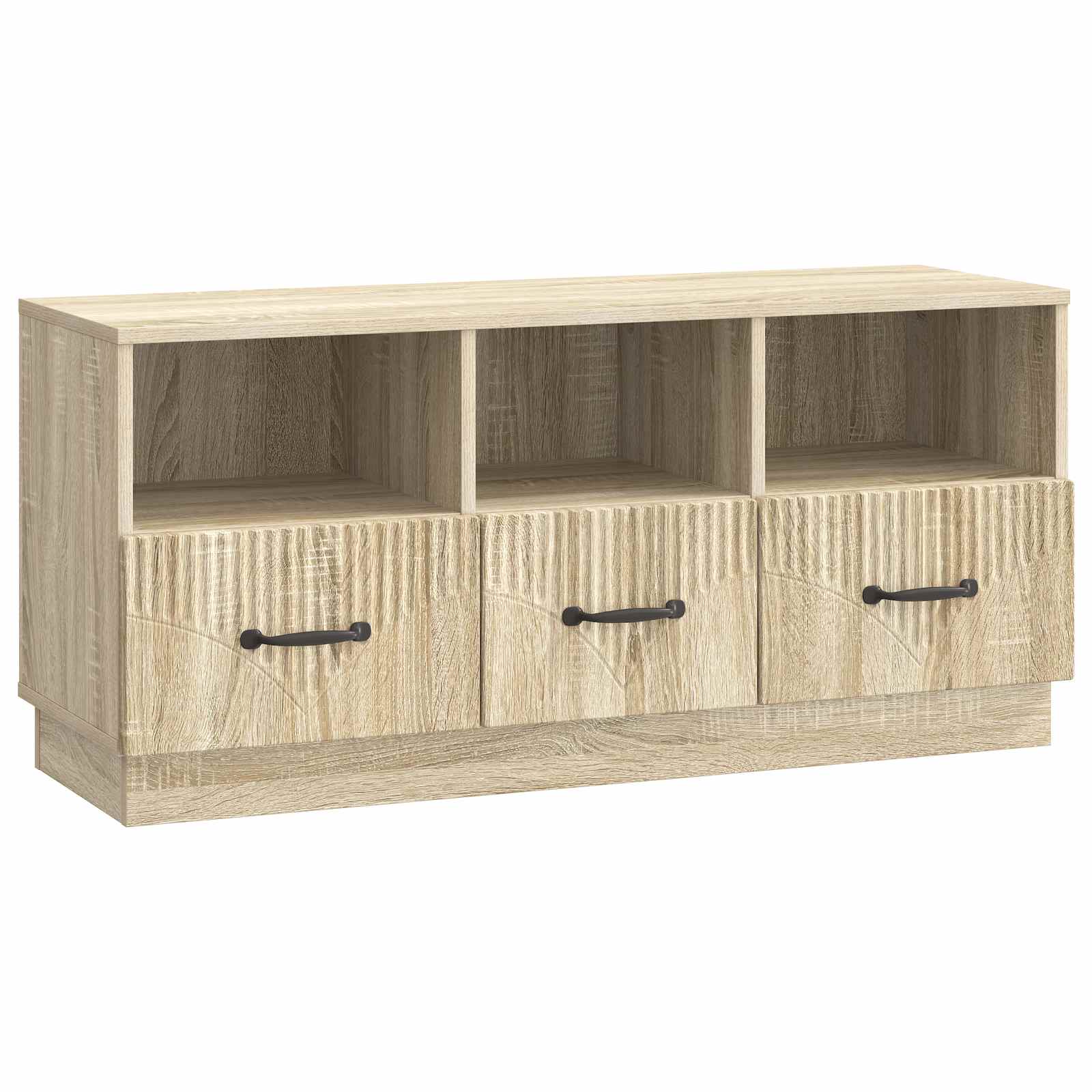Gabinete para TV com gaveta carvalho sonoma 102 x 34,5 x 47 cm