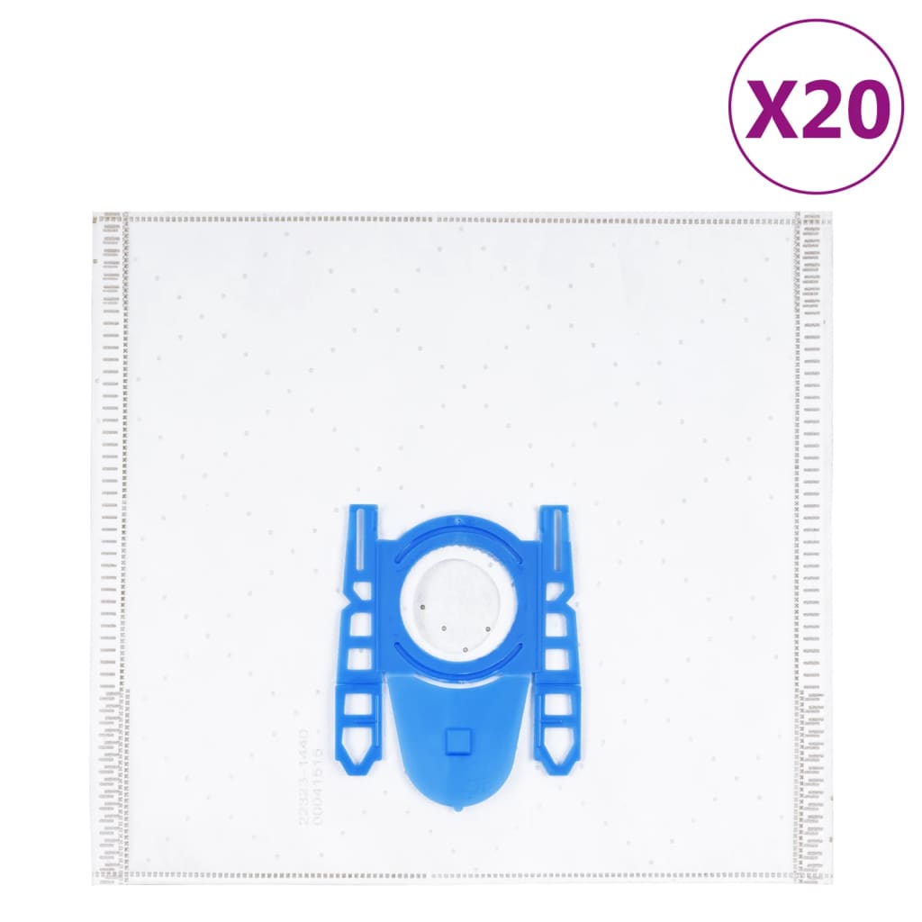 Sacos para aspirador de pó bosch/siemens defgh 20 pcs