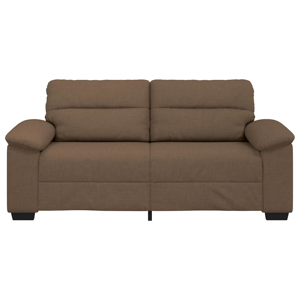 Sofá de 2 lugares marrom 180x81x84 cm em tecido