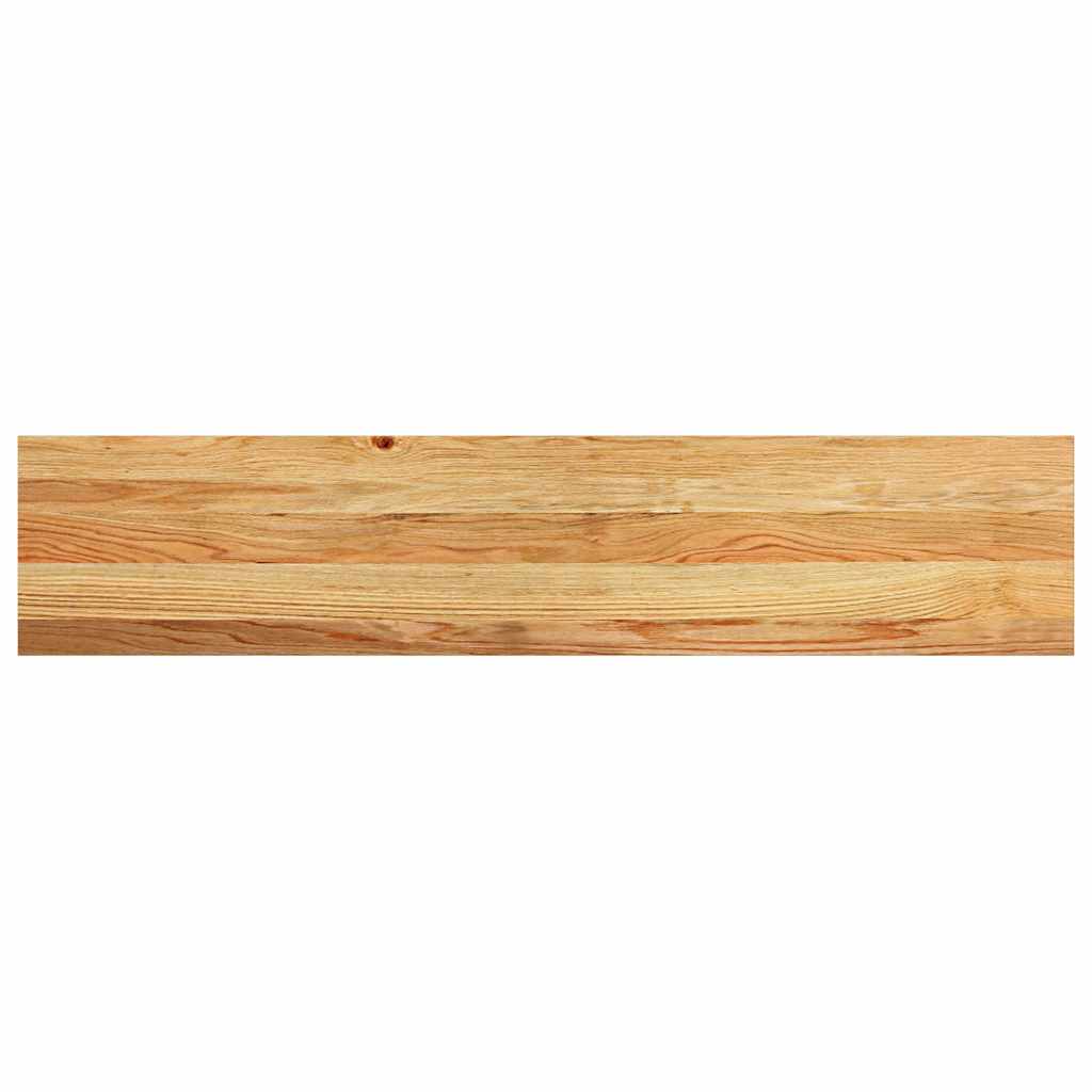Tapetes de escada 2 pcs 120x25x2 cm carvalho castanho-claro