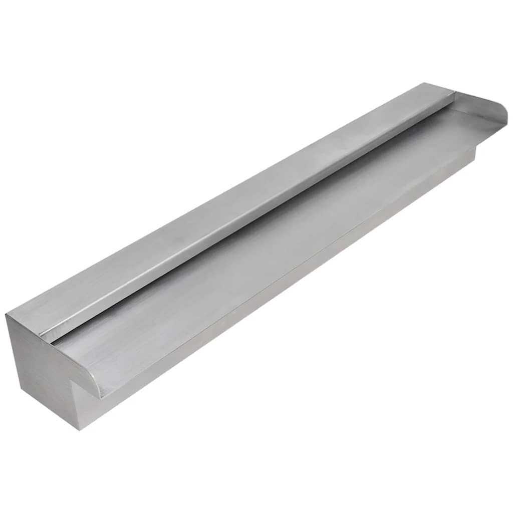 Fonte para piscina retangular 60 cm aço inoxidável