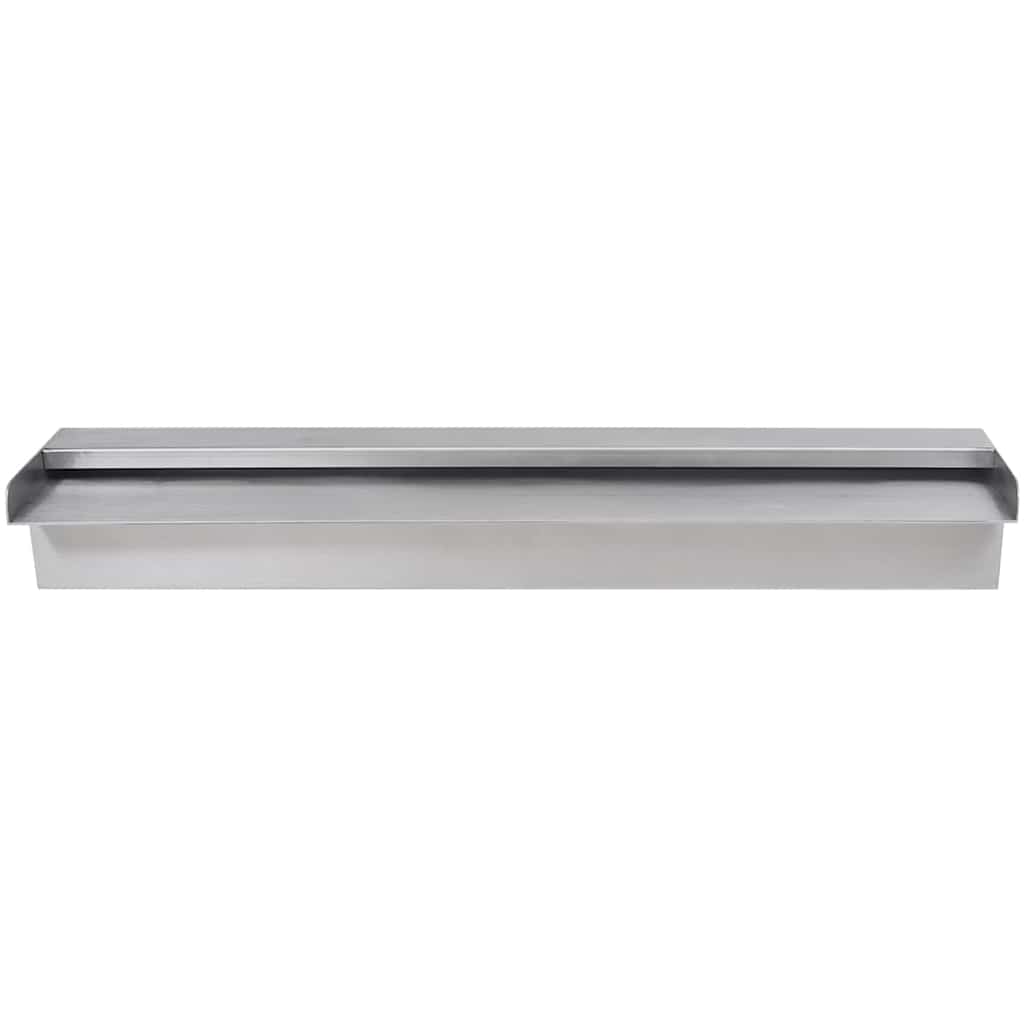 Fonte para piscina retangular 60 cm aço inoxidável
