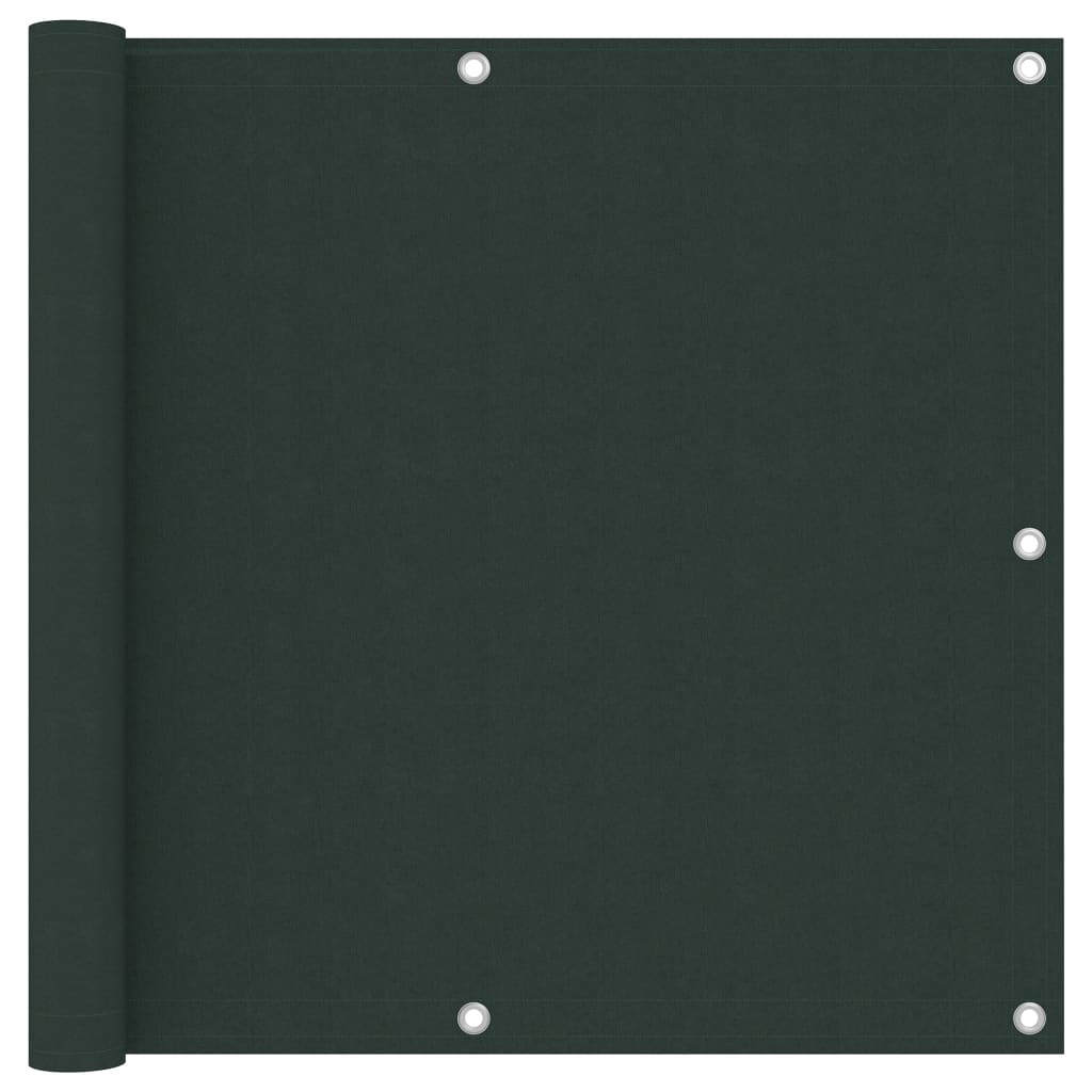 Tela de varanda 90x600 cm tecido oxford verde-escuro