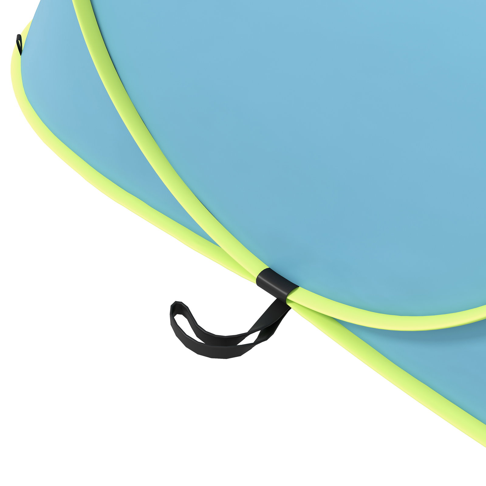 Tenda de campismo para 1-2 pessoas impermeável de 2000 mm com bolsa de transporte para pesca 245x148x105 cm azul