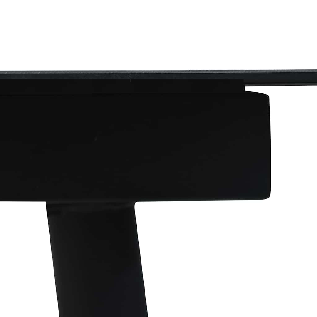 7 Pcs conjunto de jantar p/ jardim corda de algodão e aço preto