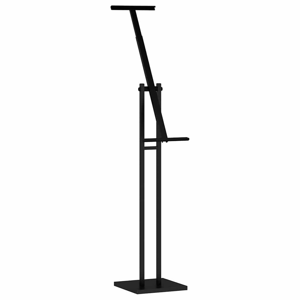Displays de feira preto 26,5 x 26,5 x 150 cm aço
