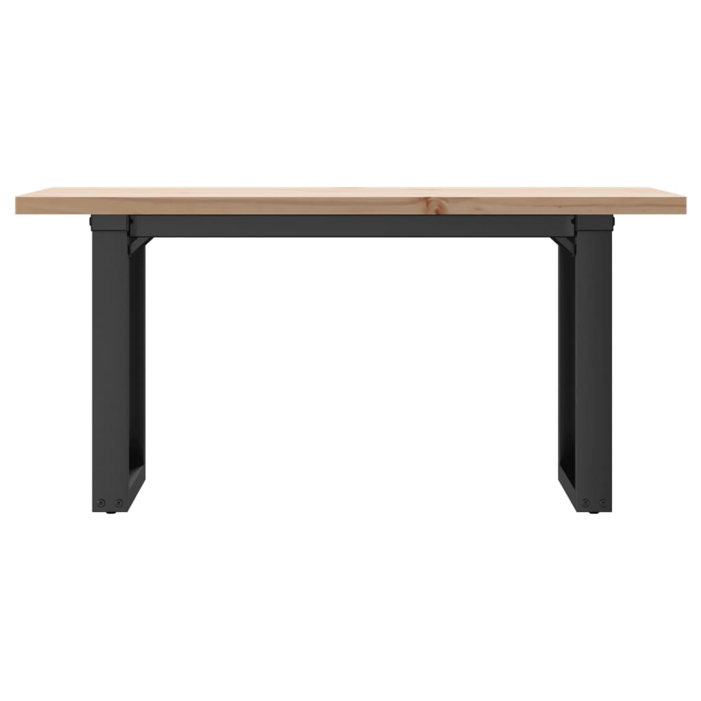 Mesa de centro estrutura em o 100x50x45,5cm pinho/aço