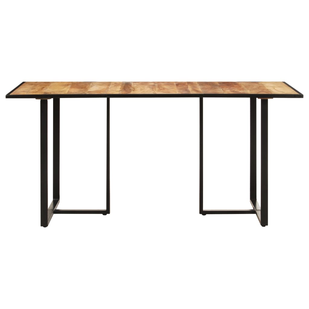 Mesa de jantar 200 cm madeira de mangueira áspera