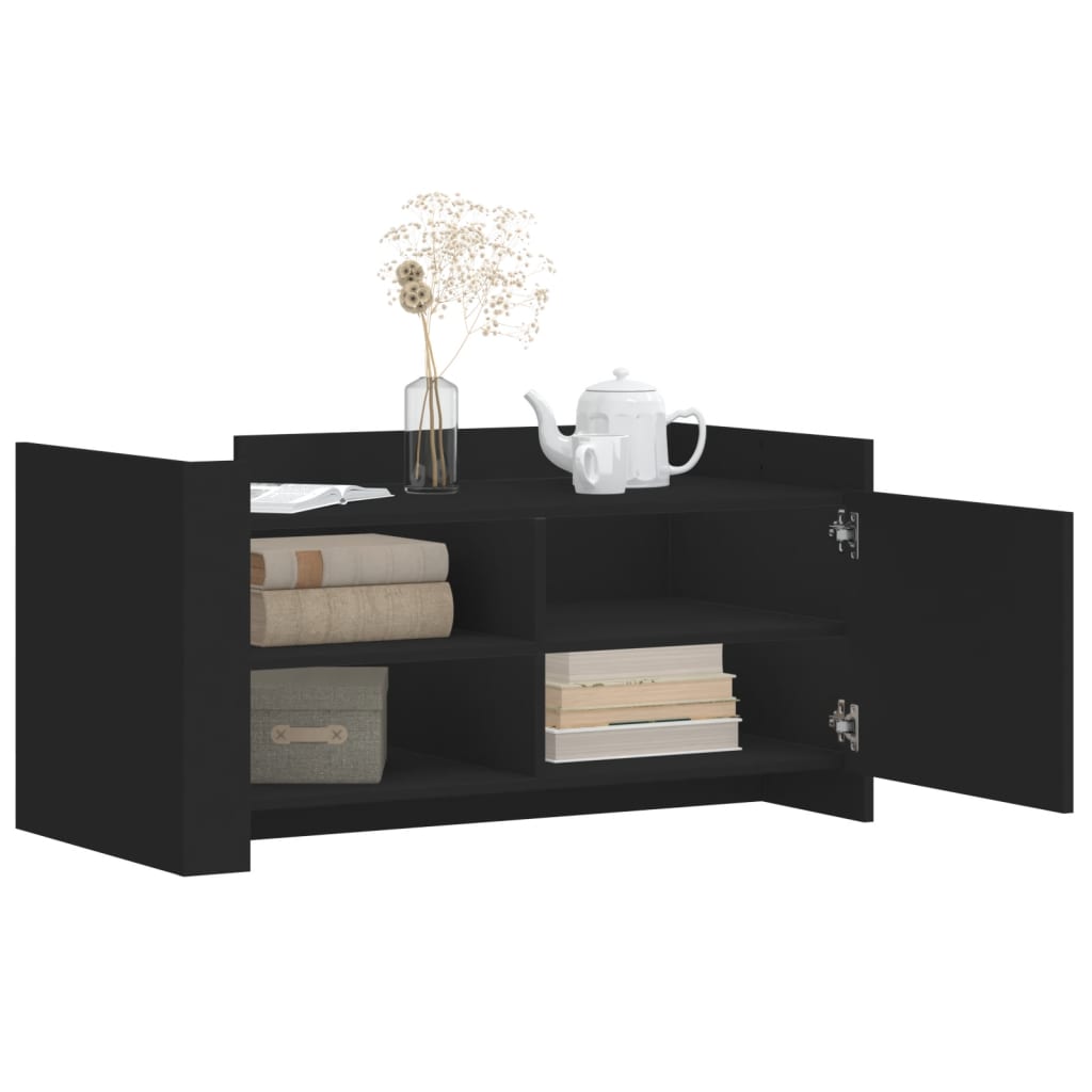 Mesa de centro 100x50x50 cm derivados de madeira preto
