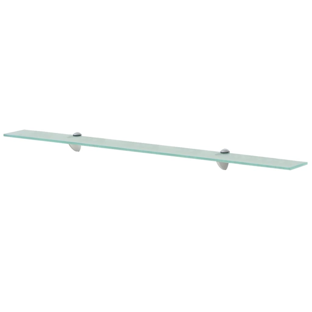 Prateleiras flutuantes 2 pcs vidro 100x10 cm 8 mm