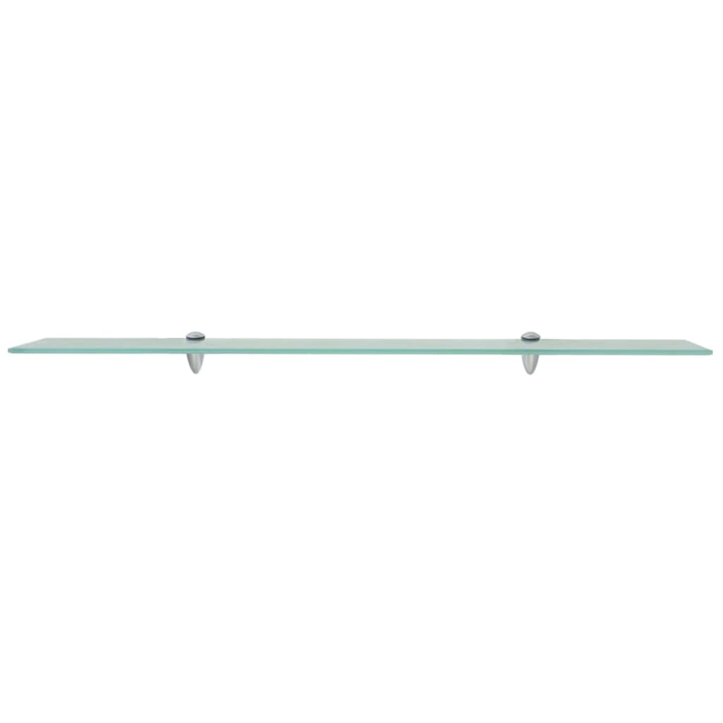 Prateleiras flutuantes 2 pcs vidro 100x10 cm 8 mm