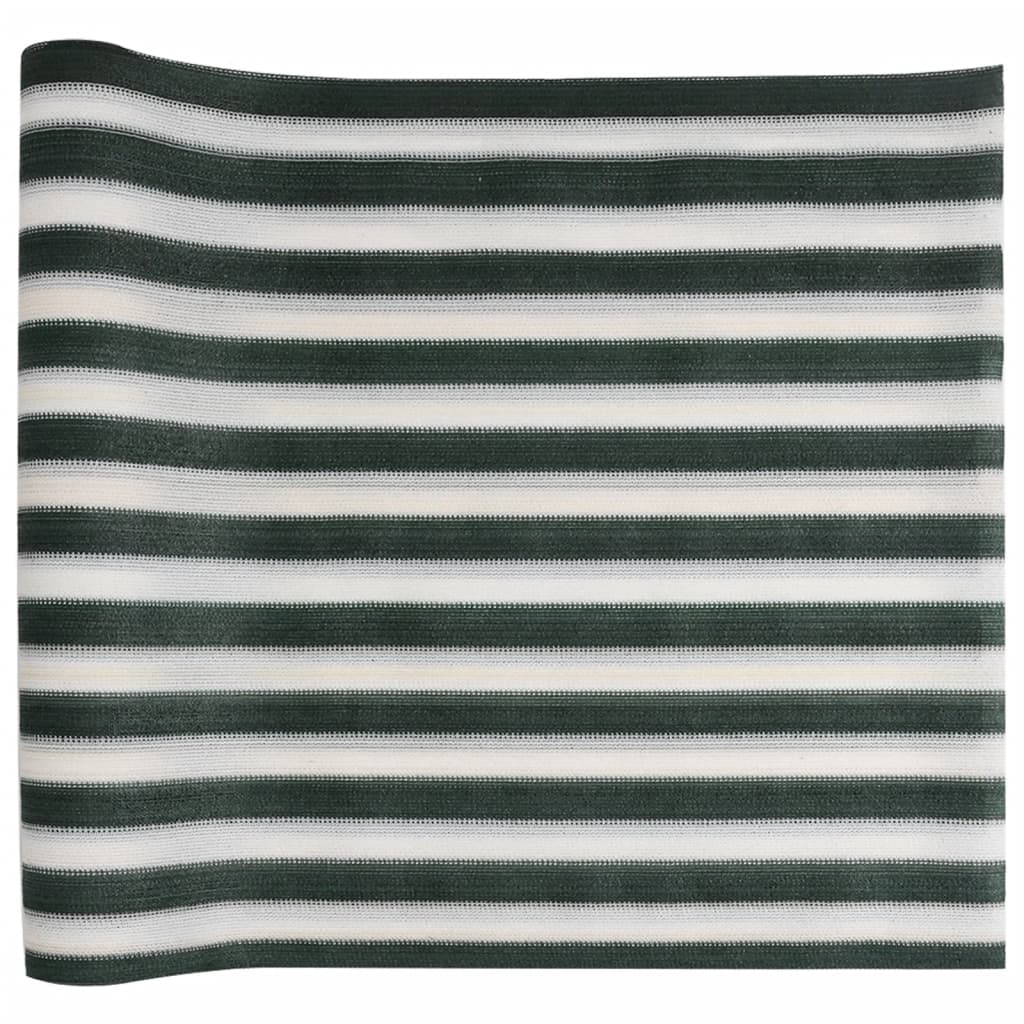Rede ocultação p/ privacidade pead 150g/m² 1,5x25m verde branco