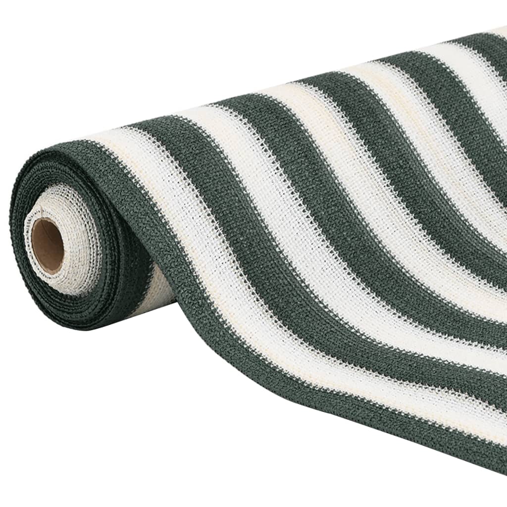 Rede ocultação p/ privacidade pead 150g/m² 1,5x25m verde branco