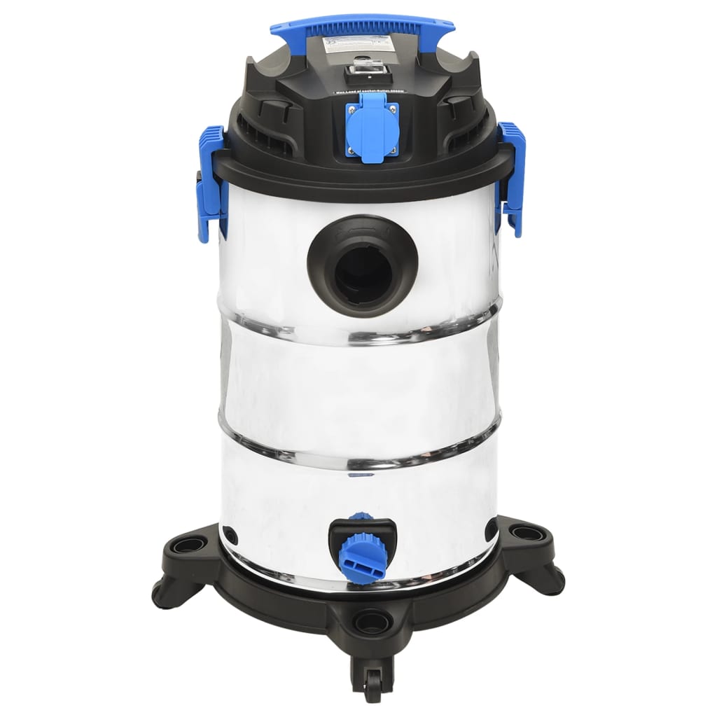 Aspirador húmido/seco 1200 w 30 l prateado