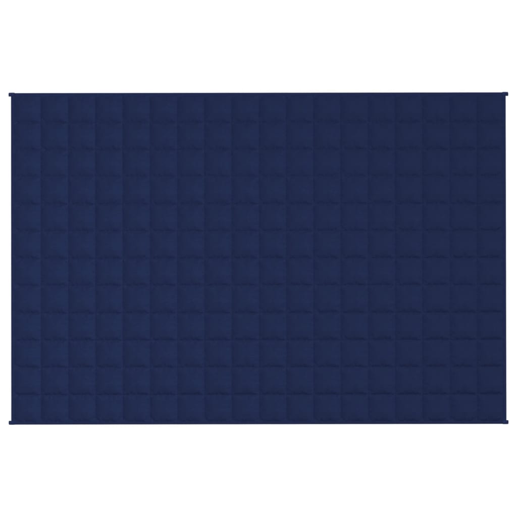 Manta pesada 5 kg 122x183 cm tecido azul