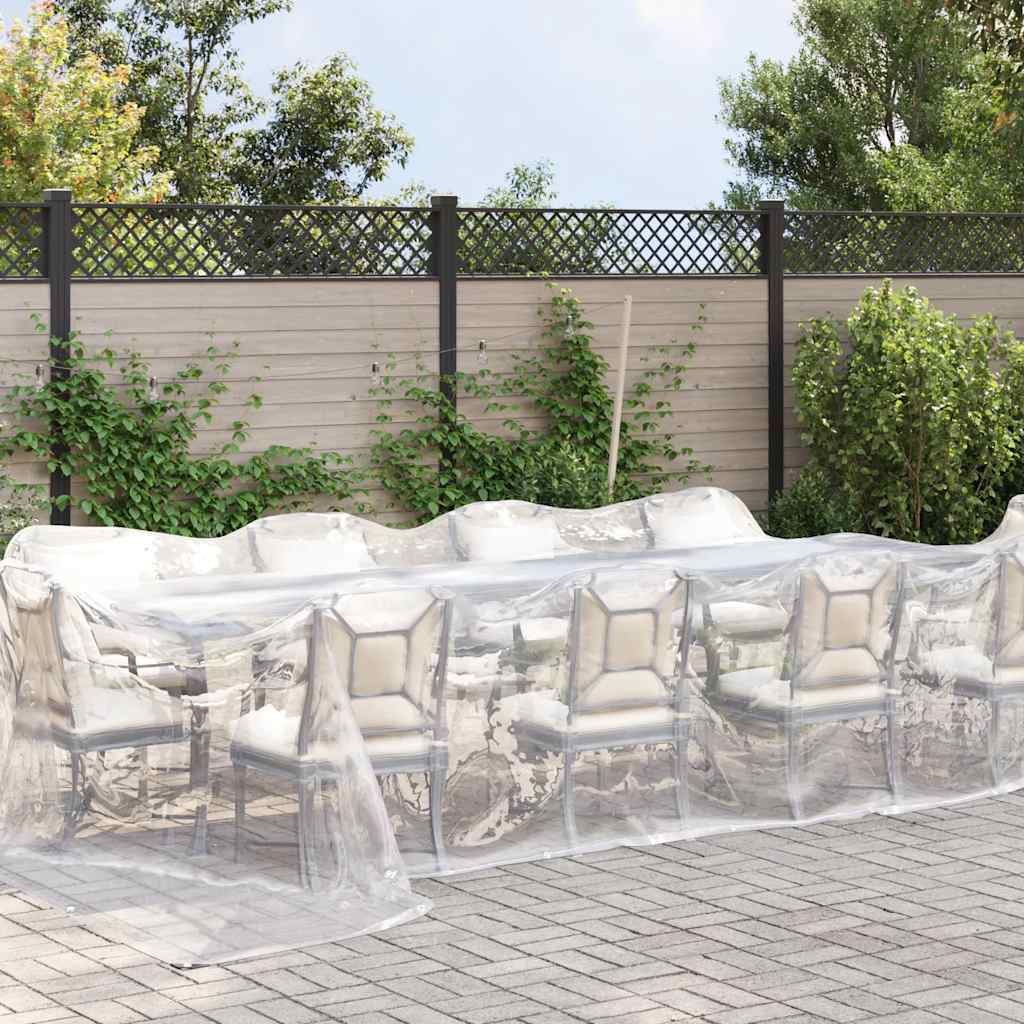 Encerado transparente com ilhós 5x6 m polietileno