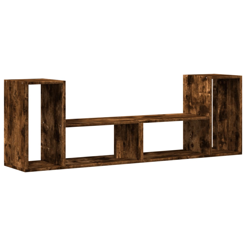 Móveis de TV 2 pcs 75x30x50cm derivados madeira carvalho fumado
