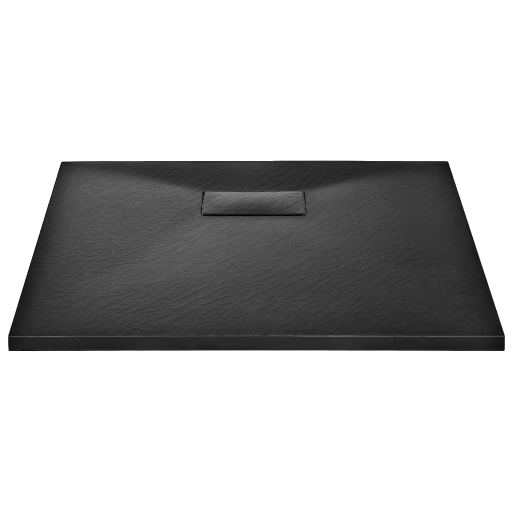 Base de chuveiro smc 80x80 cm preto