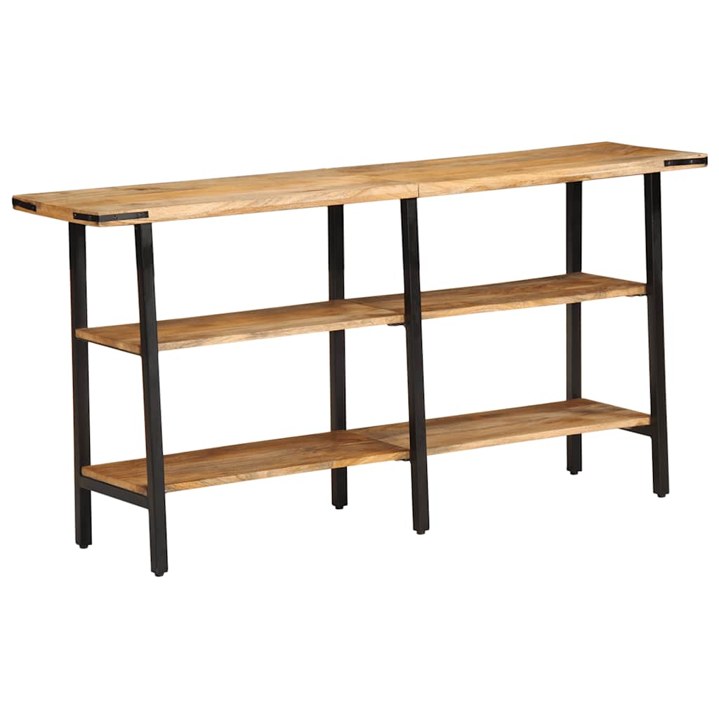 Mesa consola 140x35x70 cm madeira de mangueira maciça