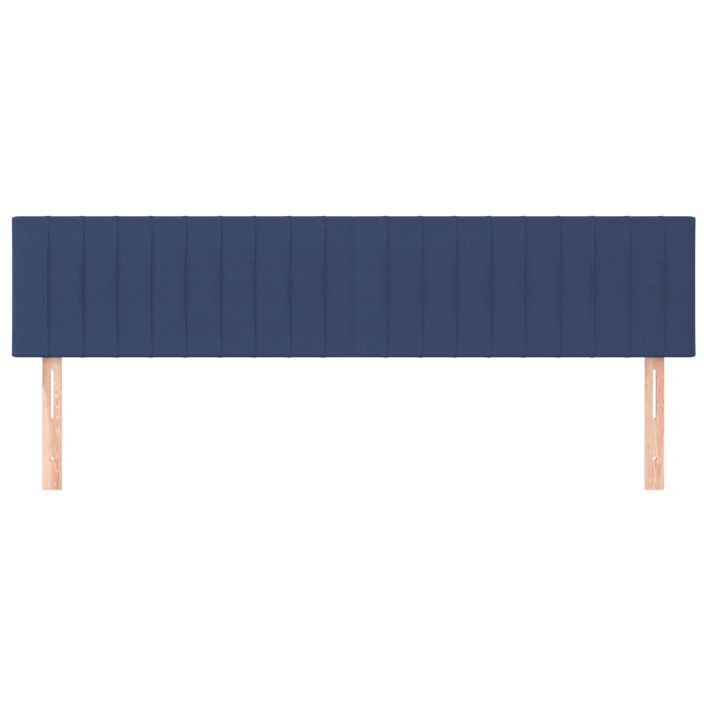 Cabeceiras azul 200x5x78/88 cm tecido