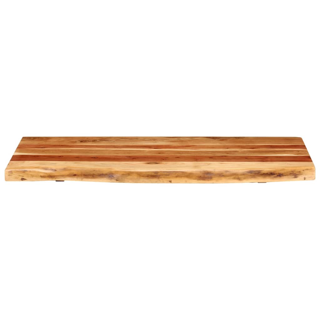 Tampo p/ móvel toucador wc 100x52x3,8 cm madeira acácia maciça