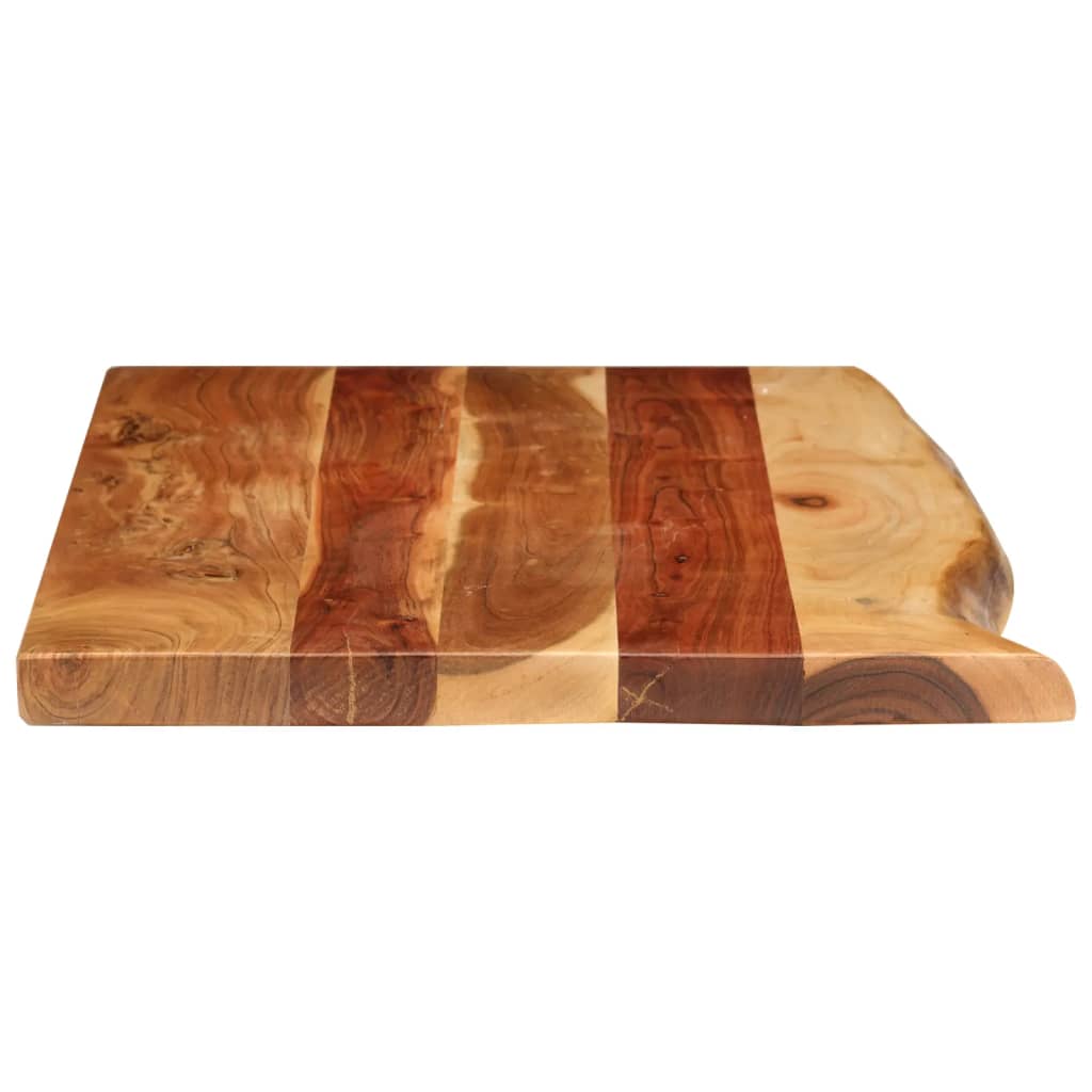 Tampo p/ móvel toucador wc 100x52x3,8 cm madeira acácia maciça