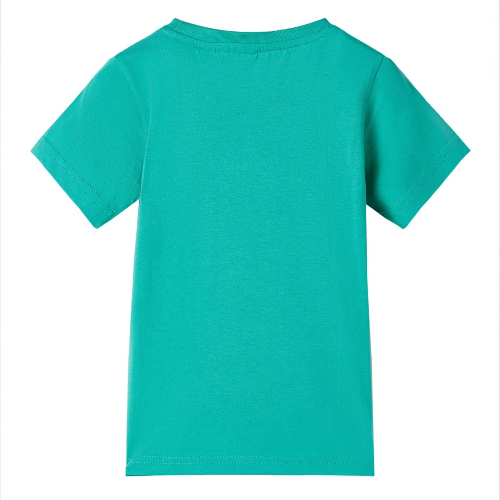 T-shirt de criança verde 140
