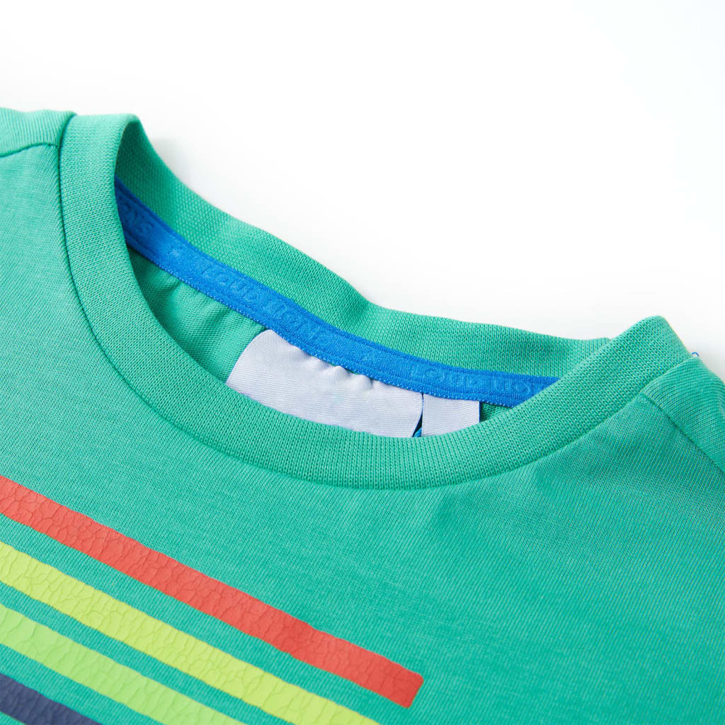 T-shirt de criança verde 140