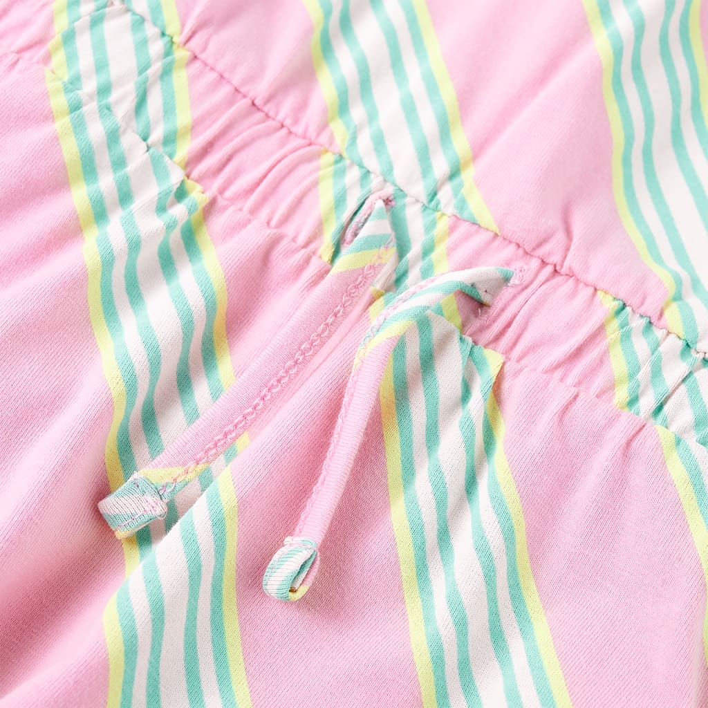 Vestido de criança com cordão sem mangas rosa 116