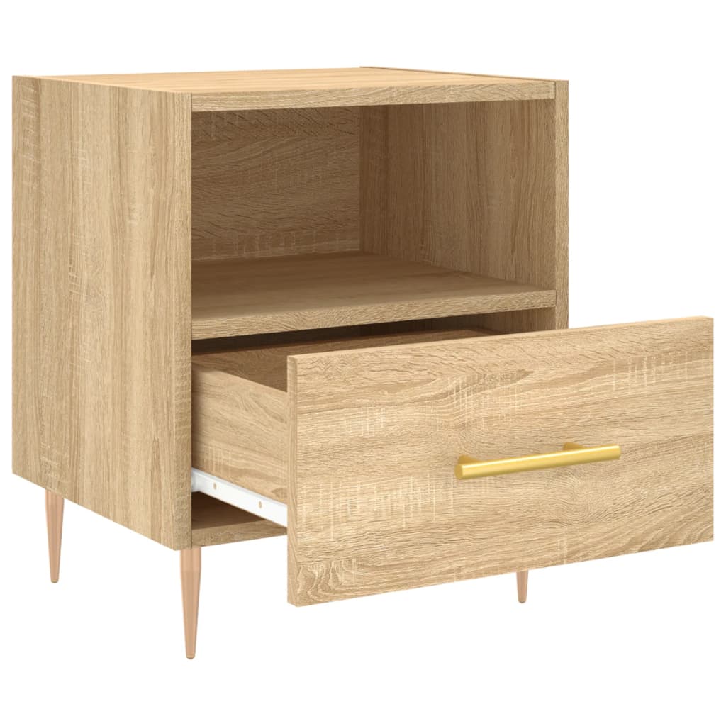 Mesa cabeceira 40x35x47,5 cm derivados madeira carvalho sonoma