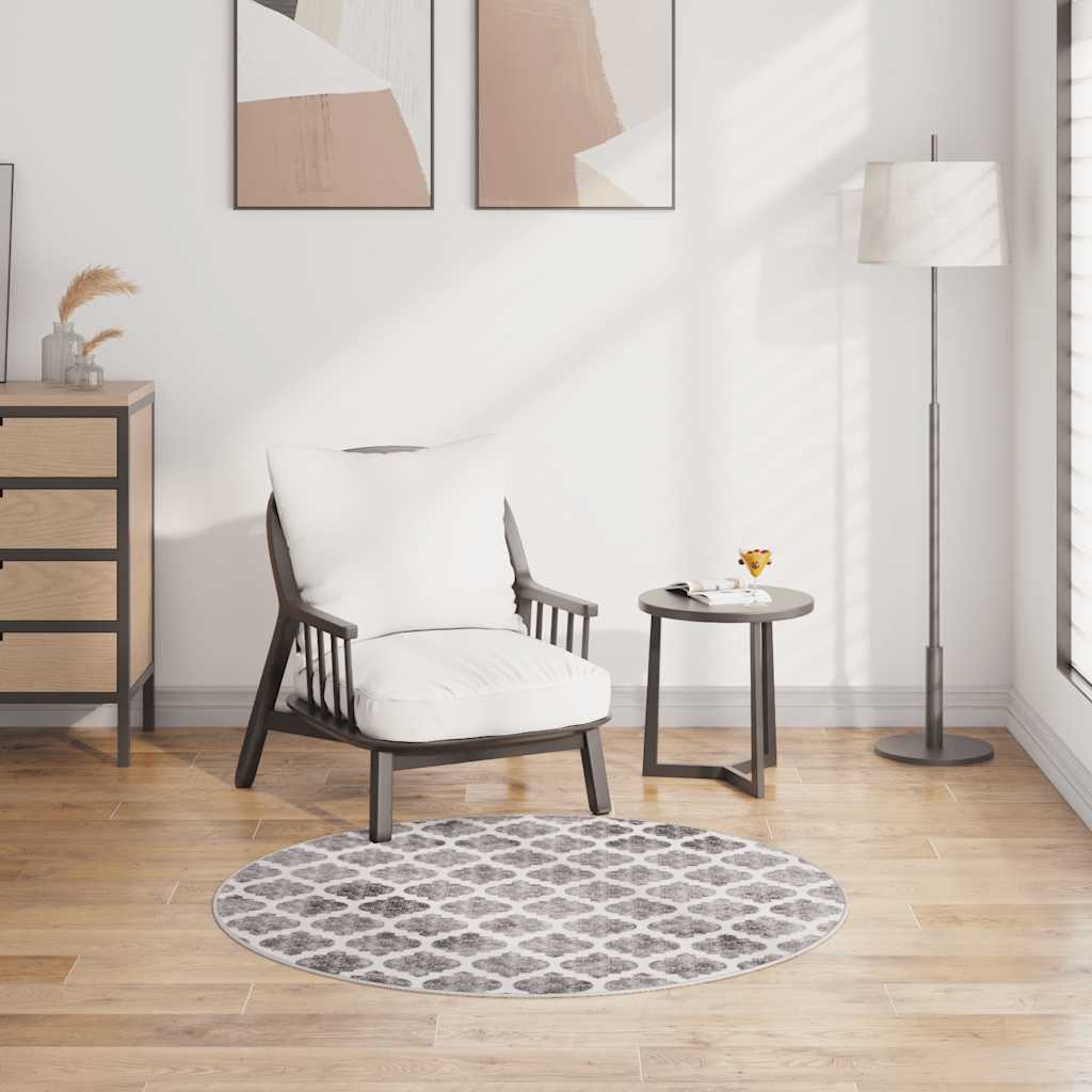 Tapete lavável φ120 cm multicor