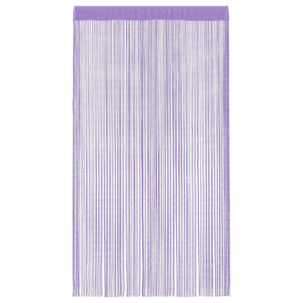 Cortinas de fios 2 pcs 100x250 cm roxo