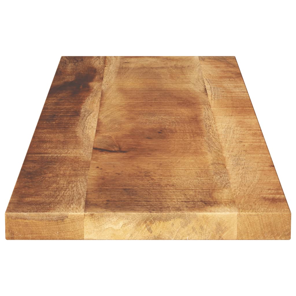 Tampo de mesa retangular 110x40x2,5 cm mangueira áspera maciça
