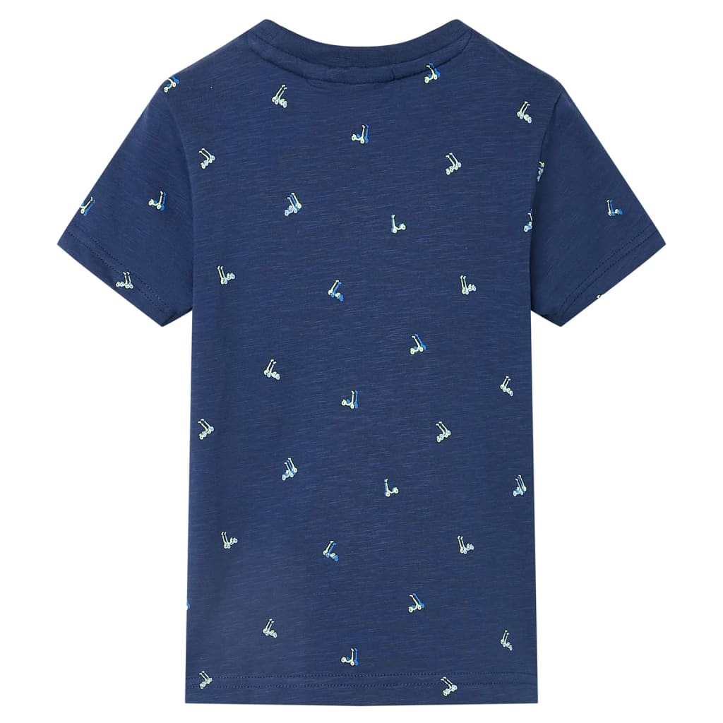 T-shirt para criança azul-escuro 92
