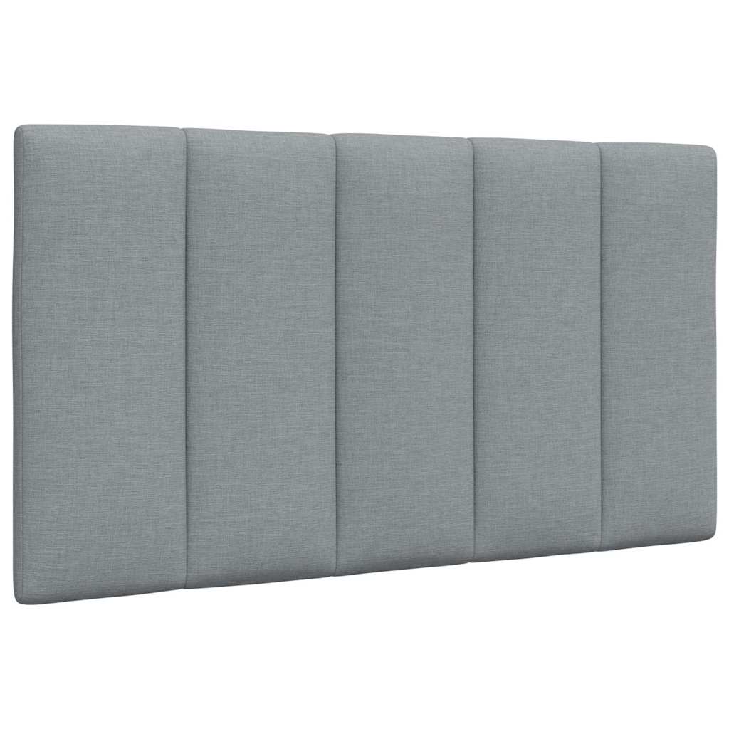 Almofadão de cabeceira hanko 80 cm tecido cinzento-claro